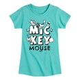thumbnail image 1 of Disney - Mickey Mouse Doodle - Toddler & Youth Girls Short Sleeve Graphic T-Shirt, 1 of 5