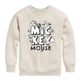 thumbnail image 1 of Disney - Mickey Mouse Doodle - Youth Crewneck Fleece Sweatshirt, 1 of 5
