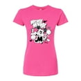 thumbnail image 1 of Disney - Mickey Mouse - Doodles & Clouds Sketch - Juniors Fitted Graphic T-Shirt, 1 of 5