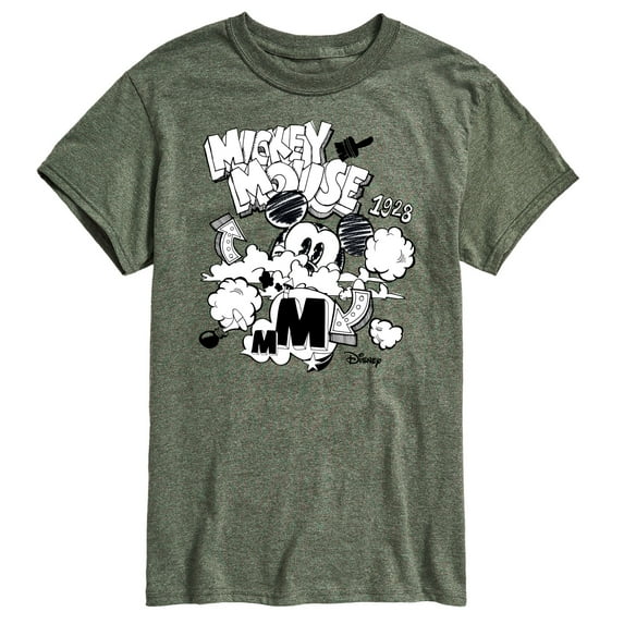 Disney - Mickey Mouse - Doodles & Clouds Sketch - Men's Short Sleeve Graphic T-Shirt