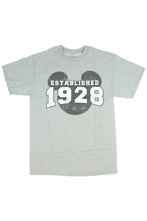 Mickey Mouse EST.1928 Vintage Licensed Men’s T-Shirt (Large)