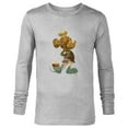 thumbnail image 1 of Disney Mickey Mouse Earth Day Nature Outdoors Pose Fill - Long Sleeve T-Shirt for Men - Customized-Athletic Heather, 1 of 5