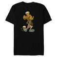 thumbnail image 1 of Disney Mickey Mouse Earth Day Nature Outdoors Pose Fill - Short Sleeve Blended T-Shirt for Adults - Customized-Black, 1 of 5
