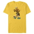 thumbnail image 1 of Disney Mickey Mouse Earth Day Nature Outdoors Pose Fill - Short Sleeve Blended T-Shirt for Adults - Customized-Yellow, 1 of 5
