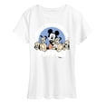 thumbnail image 1 of Disney - Mickey Mouse - Easily Distracted By Puppies - Women's Short Sleeve Graphic T-Shirt, 1 of 5