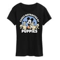 thumbnail image 1 of Disney - Mickey Mouse - Easily Distracted By Puppies - Women's Short Sleeve Graphic T-Shirt, 1 of 5
