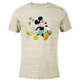 thumbnail image 1 of Disney Mickey Mouse Easter Egg Hunt - Short Sleeve Blended T-Shirt for Adults - Customized-Yellow, 1 of 5