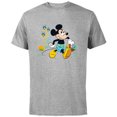 thumbnail image 1 of Disney Mickey Mouse Easter Egg Hunt - Short Sleeve Cotton T-Shirt for Adults - Customized-Athletic Heather, 1 of 5