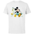 thumbnail image 1 of Disney Mickey Mouse Easter Egg Hunt - Short Sleeve Cotton T-Shirt for Adults - Customized-White, 1 of 5