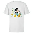thumbnail image 1 of Disney Mickey Mouse Easter Egg Hunt - Short Sleeve T-Shirt for Kids - Customized-White, 1 of 5
