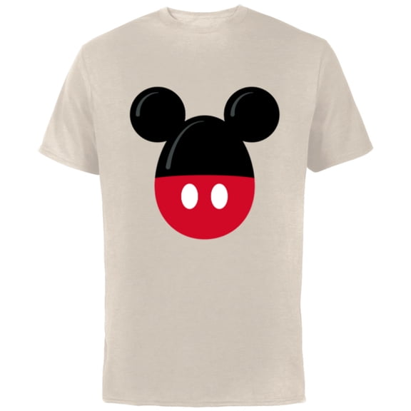 Disney Mickey Mouse Easter Egg - Short Sleeve Cotton T-Shirt for Adults - Customized-Natural
