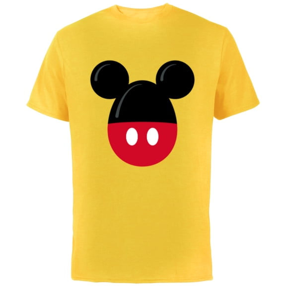 Disney Mickey Mouse Easter Egg - Short Sleeve Cotton T-Shirt for Adults - Customized-Yellow