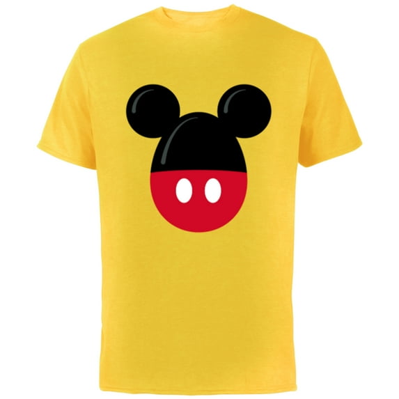 Disney Mickey Mouse Easter Egg - Short Sleeve Cotton T-Shirt for Adults - Customized-Yellow