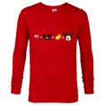 thumbnail image 1 of Disney Mickey Mouse Emoji Code Formula - Long Sleeve T-Shirt for Men - Customized-New Red, 1 of 5