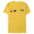 thumbnail image 1 of Disney Mickey Mouse Emoji Code Formula - Short Sleeve Blended T-Shirt for Adults - Customized-Yellow, 1 of 5