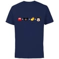 thumbnail image 1 of Disney Mickey Mouse Emoji Code Formula - Short Sleeve Cotton T-Shirt for Adults - Customized-Navy, 1 of 5