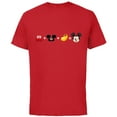 thumbnail image 1 of Disney Mickey Mouse Emoji Code Formula - Short Sleeve Cotton T-Shirt for Adults - Customized-Red, 1 of 5