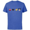 thumbnail image 1 of Disney Mickey Mouse Emoji Code Formula - Short Sleeve Cotton T-Shirt for Adults - Customized-Royal Heather, 1 of 5