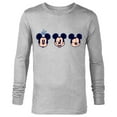 thumbnail image 1 of Disney Mickey Mouse Emoticon Expressions - Long Sleeve T-Shirt for Men - Customized-Athletic Heather, 1 of 5