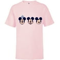 thumbnail image 1 of Disney Mickey Mouse Emoticon Expressions - Short Sleeve T-Shirt for Kids - Customized-Soft Pink, 1 of 5