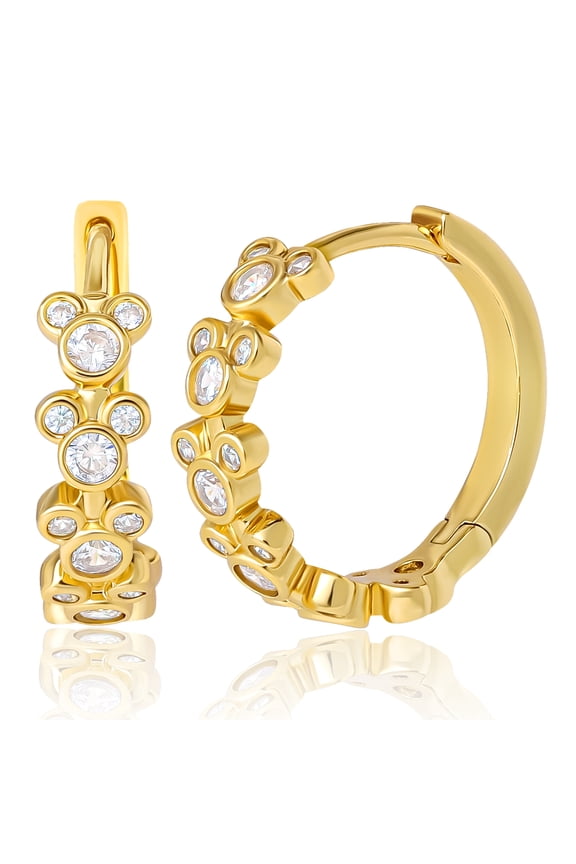 Mickey Mouse Endless Hoop Earrings