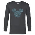 thumbnail image 1 of Disney Mickey Mouse Epic Eats - Long Sleeve T-Shirt for Men - Customized-Charcoal Heather, 1 of 5