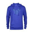 thumbnail image 1 of Disney Mickey Mouse Epic Eats - Pullover Hoodie for Adults - Customized-Royal, 1 of 5