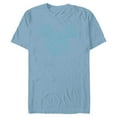 thumbnail image 1 of Disney Mickey Mouse Epic Eats - Short Sleeve Blended T-Shirt for Adults - Customized-Ocean Blue, 1 of 5