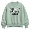 thumbnail image 1 of Disney - Mickey Mouse Est 1928 - Women's Oversized Fleece Crew Sweatshirt, 1 of 3
