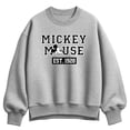 thumbnail image 1 of Disney - Mickey Mouse Est 1928 - Women's Oversized Fleece Crew Sweatshirt, 1 of 2