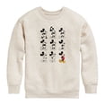 thumbnail image 1 of Disney - Mickey Mouse Evolution - Toddler Boys Fleece Crew Sweatshirt, 1 of 4