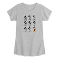 thumbnail image 1 of Disney - Mickey Mouse Evolution - Toddler Girls Fitted Short Sleeve T-Shirt, 1 of 4