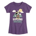 thumbnail image 1 of Disney - Mickey Mouse - Explore Nature - Toddler & Youth Girls Short Sleeve Graphic T-Shirt, 1 of 5