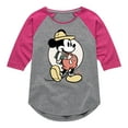 thumbnail image 1 of Disney - Mickey Mouse - Explorer & Camp Expert - Toddler & Youth Girls Raglan Graphic T-Shirt, 1 of 4