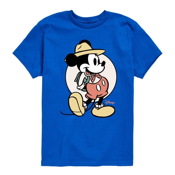 Disney - Mickey Mouse - Explorer & Camp Expert - Youth Short Sleeve Graphic T-Shirt
