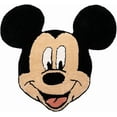 thumbnail image 1 of Disney Mickey Mouse Face 4ft x 3ft Fluffy Plush Tufted Area Rug - Kids Home Décor, 1 of 4