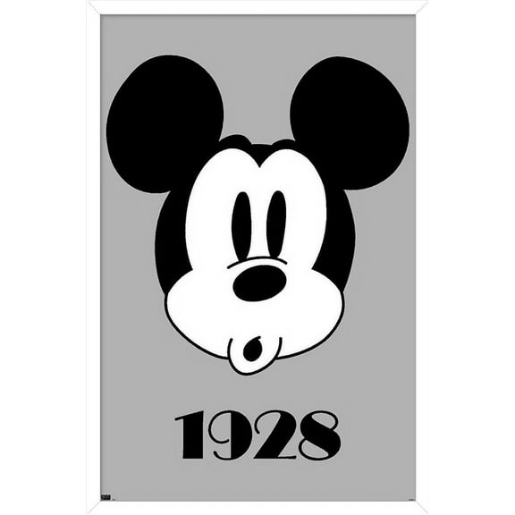 Disney Mickey Mouse - Face Wall Poster, 14.725" x 22.375", Framed