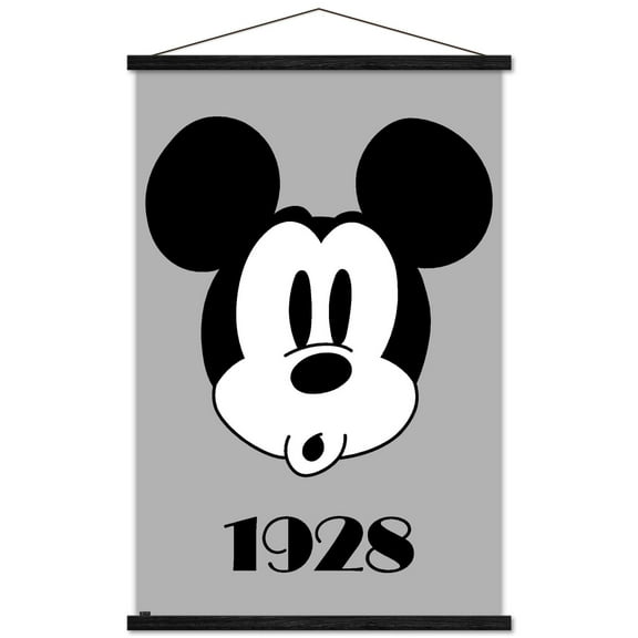 Disney Mickey Mouse - Face Wall Poster with Magnetic Frame, 22.375" x 34"