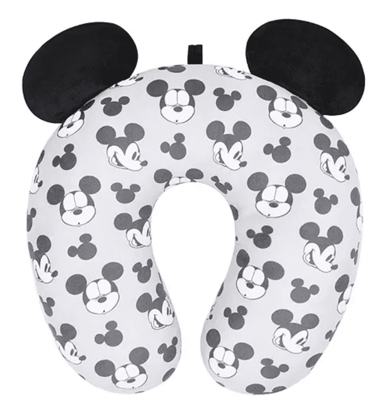 Disney Mickey Mouse Faces and Icons Portable Travel Neck Pillow
