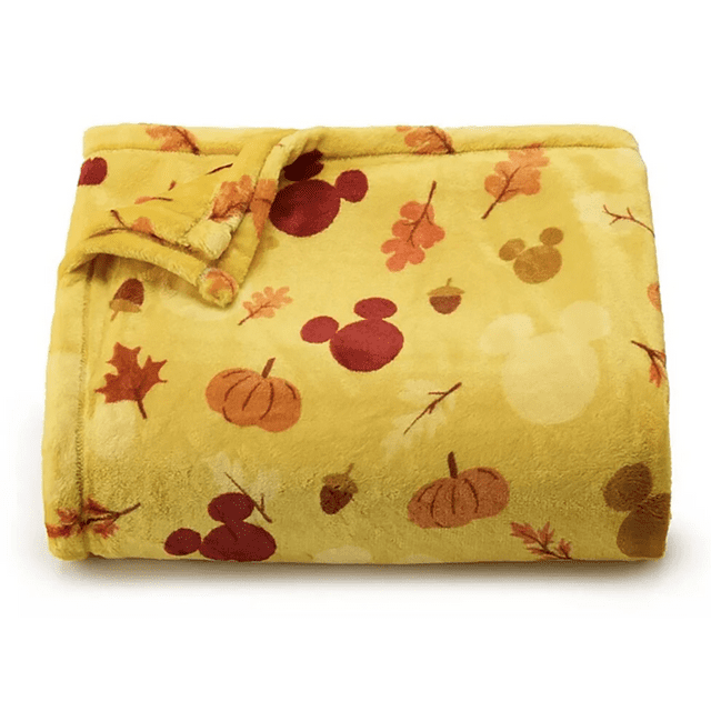 Disney Mickey Mouse Fall Throw Blanket Plush 60 x 72 inch by The Big