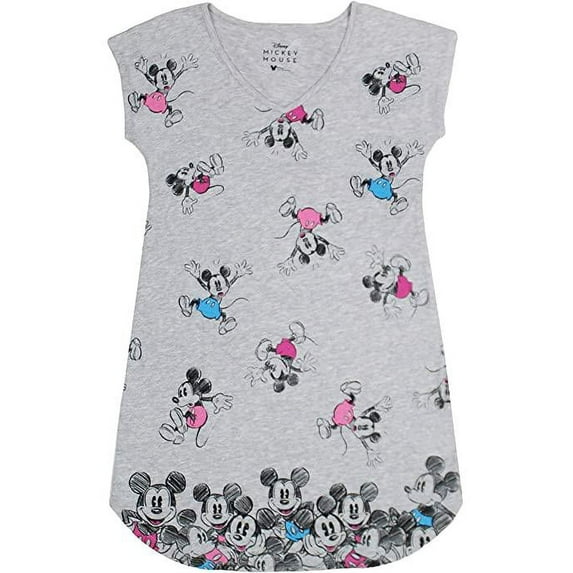 Disney Mickey Mouse Falling Womens Dorm Shirt