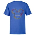 thumbnail image 1 of Disney Mickey Mouse Family Holiday (Brother) - Short Sleeve T-Shirt for Kids - Customized-Royal, 1 of 5