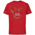 thumbnail image 1 of Disney Mickey Mouse Family Holiday (Dad) - Short Sleeve Cotton T-Shirt for Adults - Customized-Red, 1 of 5