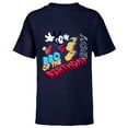 thumbnail image 1 of Disney Mickey Mouse Family Star Bro of the Birthday Boy - Short Sleeve T-Shirt for Kids - Customized-Navy, 1 of 5