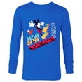 thumbnail image 1 of Disney Mickey Mouse Family Star Mom of the Birthday Kid - Long Sleeve T-Shirt for Men - Customized-Navy, 1 of 5