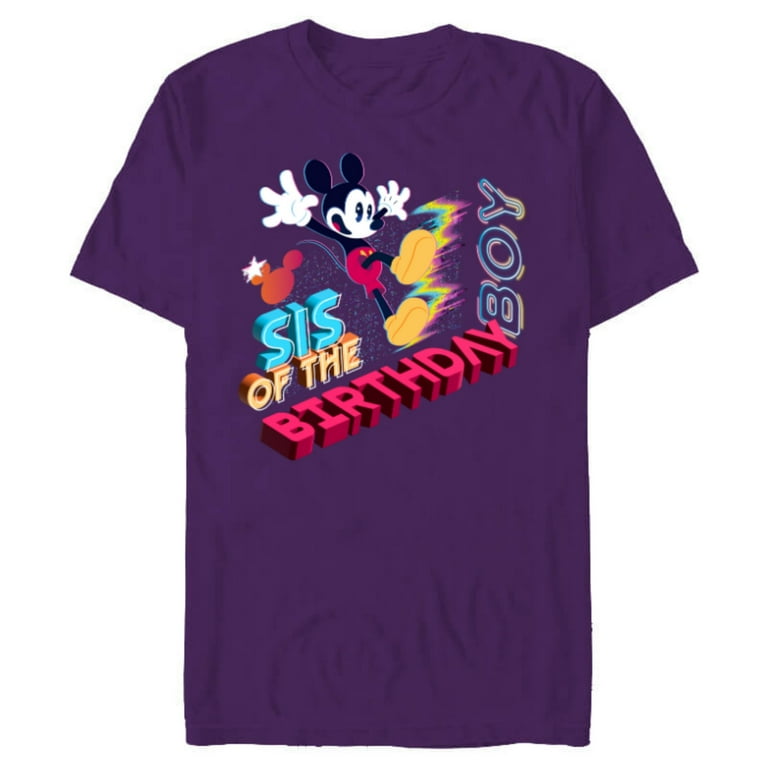 Disney Mickey Mouse Family Star Sis of the Birthday Boy Short