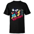 thumbnail image 1 of Disney Mickey Mouse Family Star Sis of the Birthday Boy - Short Sleeve T-Shirt for Kids - Customized-Black, 1 of 5