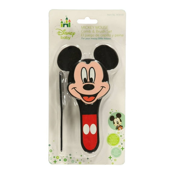 Disney Mickey Mouse “Famous Mouse” Brush & Comb Set Color: black Size: one size