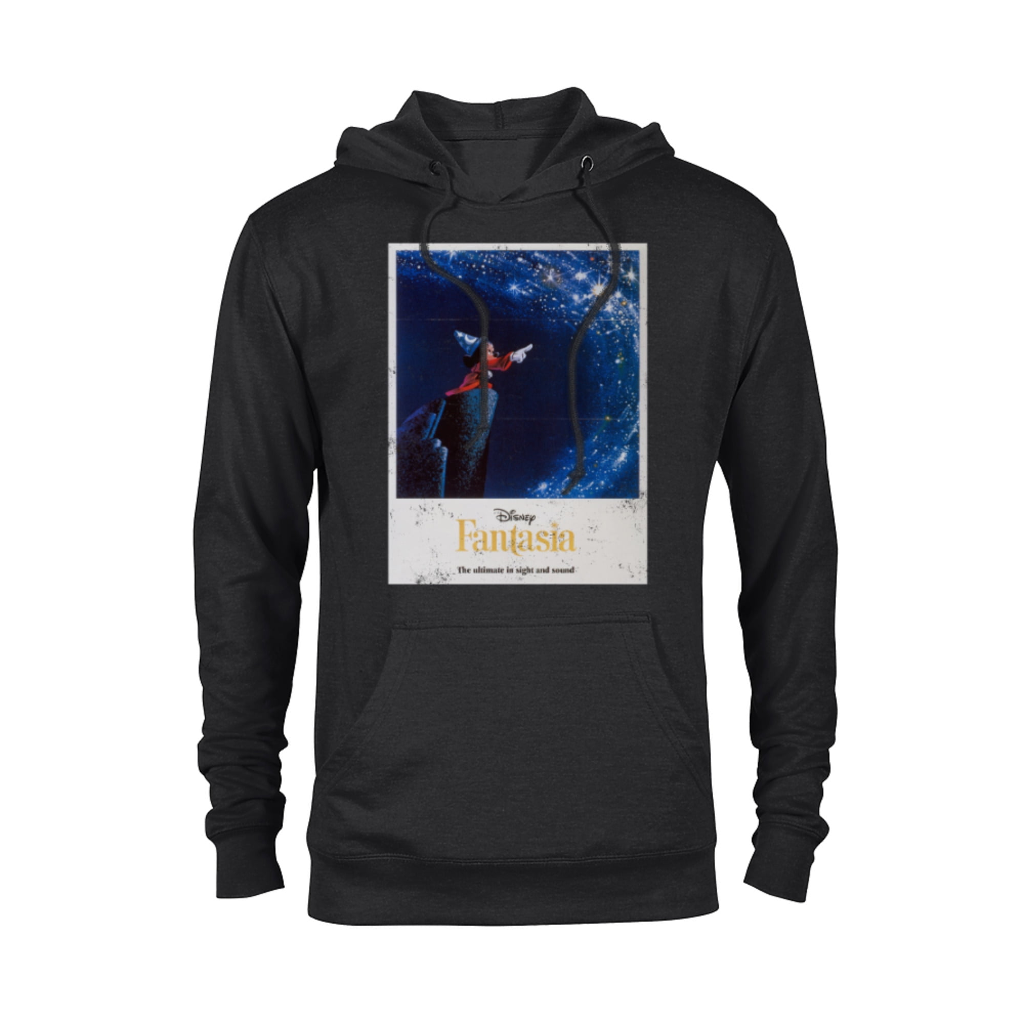 Disney Mickey Mouse Fantasia Retro Poster - Pullover Hoodie for Adults  -Customized-Black - Walmart.com