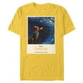 thumbnail image 1 of Disney Mickey Mouse Fantasia Retro Poster - Short Sleeve Blended T-Shirt for Adults -Customized-Yellow, 1 of 5